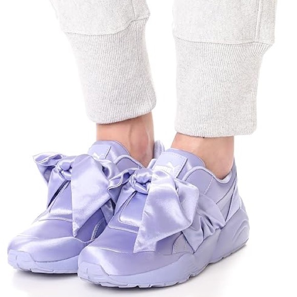 Lavender Rihanna Puma Chaussure PUMA X FENTY By Rihanna Satin Bow